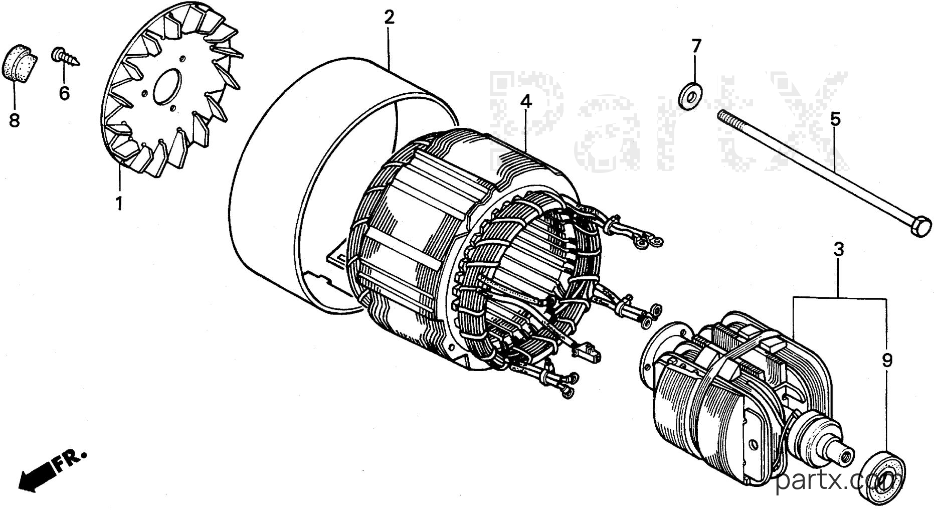Honda EXW171S A - ROTOR