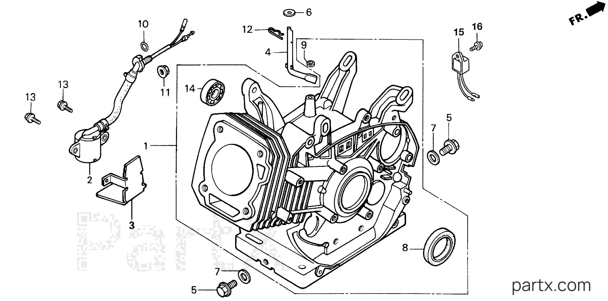 Honda EW171 A - CYLINDER