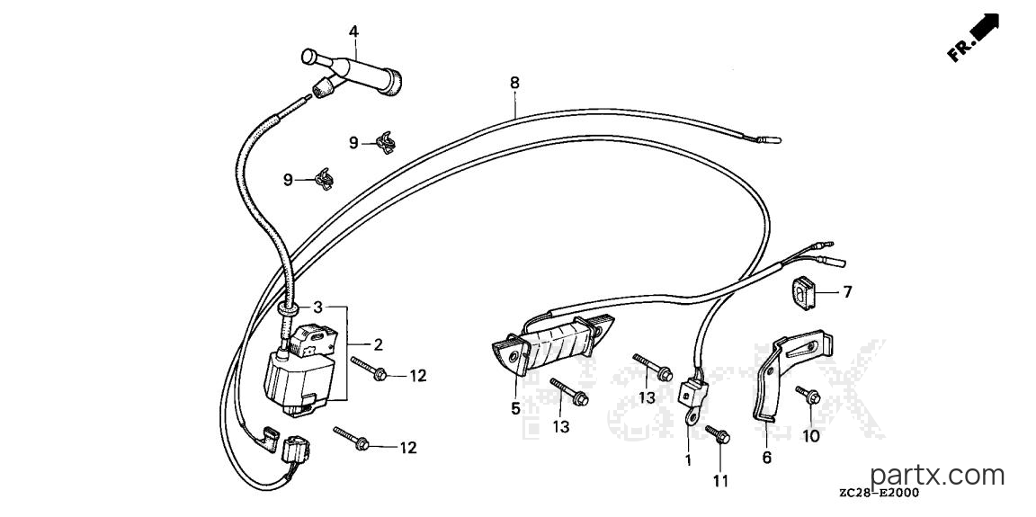 Honda EW171 AR - IGNITION COIL