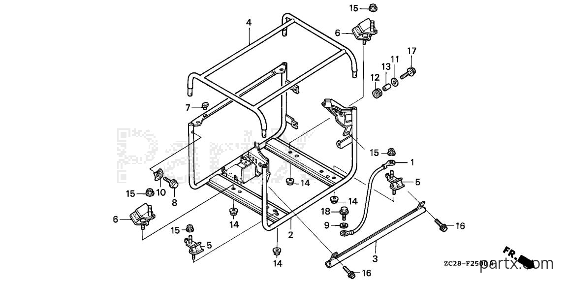 Honda EW171 A - FRAME