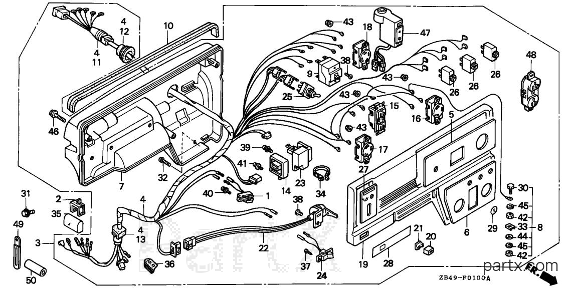 Honda EB3500XK1 AG/C - EB CONTROL BOX