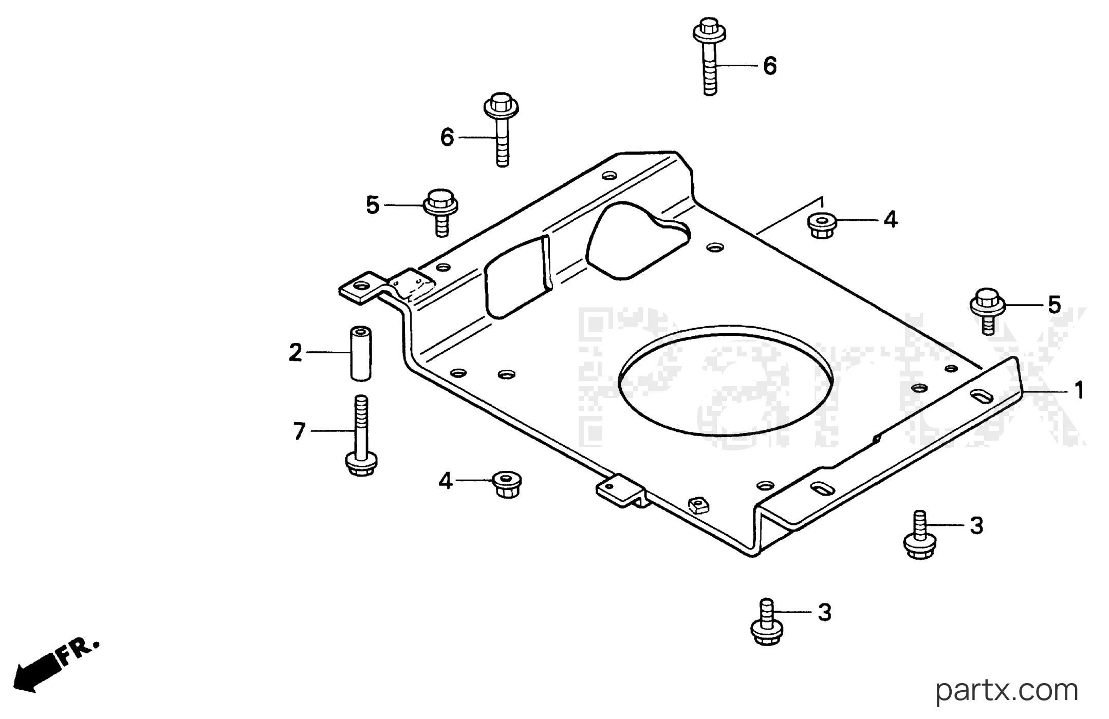 Honda H4013 SAN/C - ENGINE MOUNT (H4013)