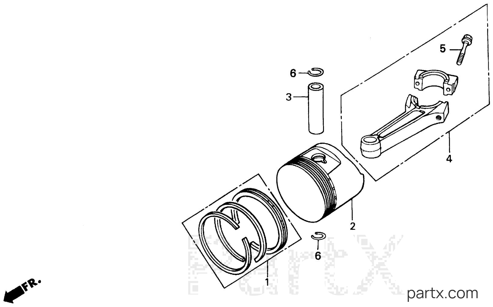 Honda H2013 SAC - PISTON