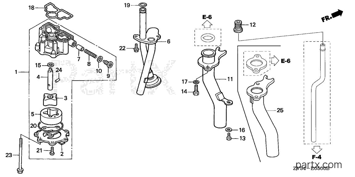 Honda BF50A XRTA - OIL PUMP