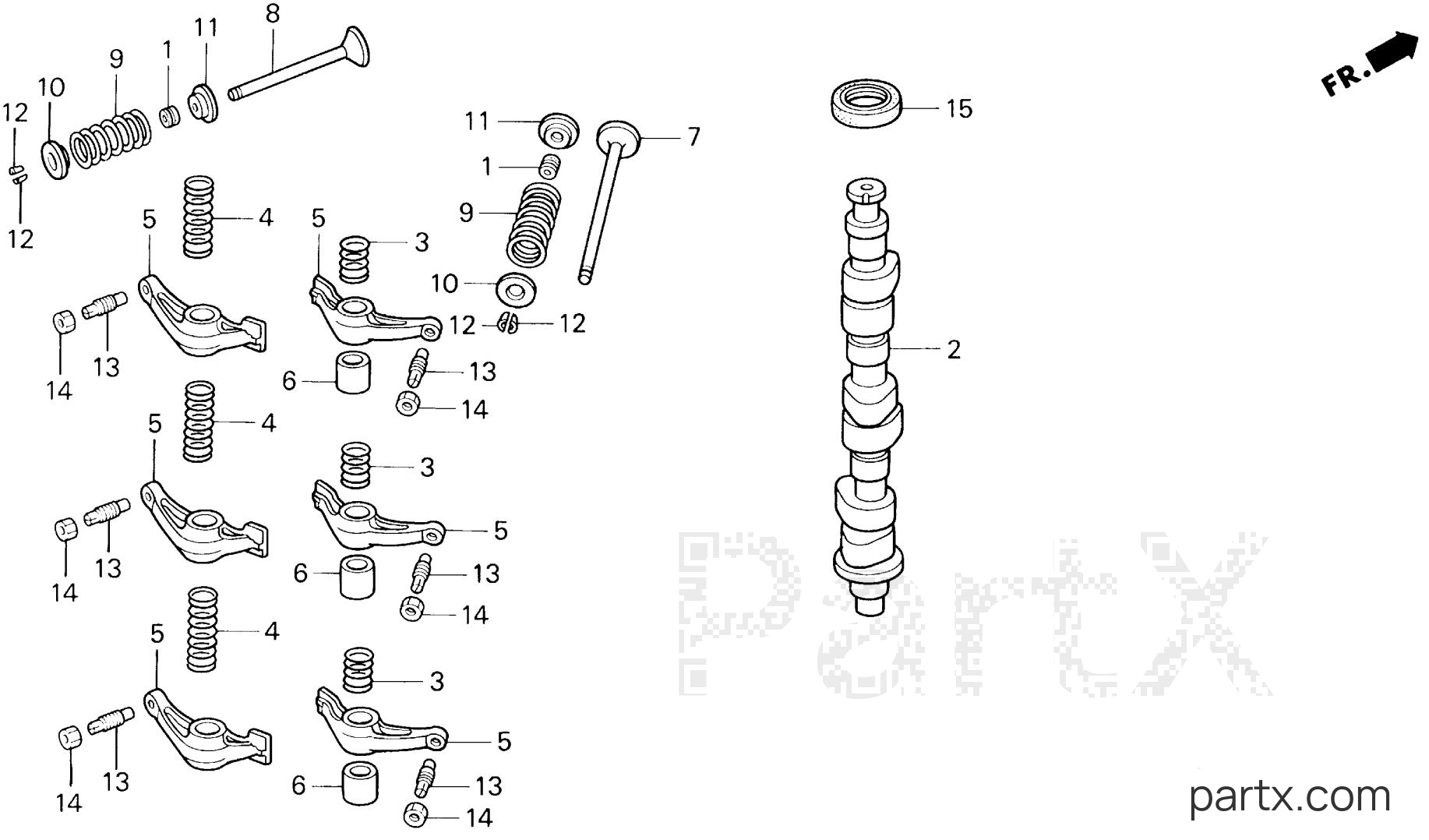 Honda BF50AW SRJA - CAMSHAFT