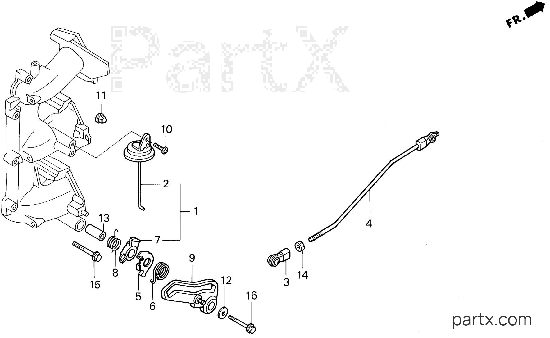 Honda BF50AW XRTA - INLET MANIFOLD