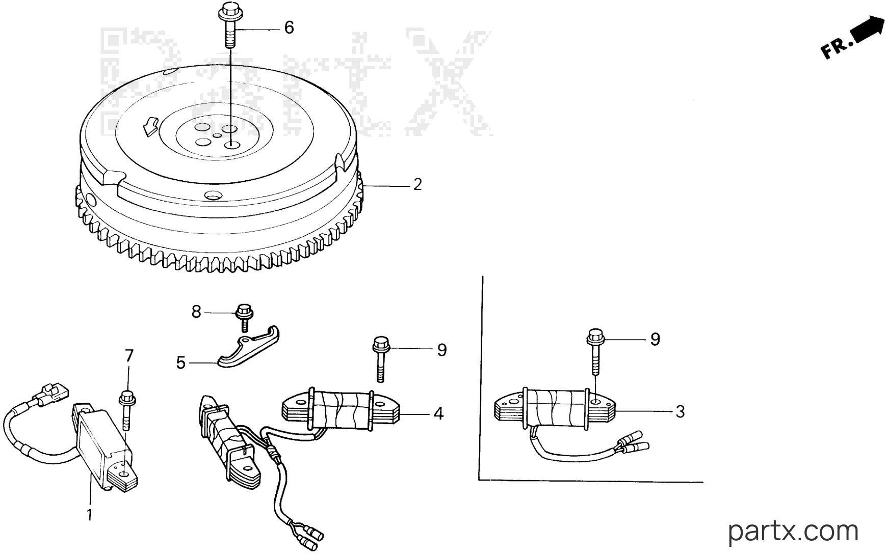 Honda BF40AW LRTA - FLYWHEEL