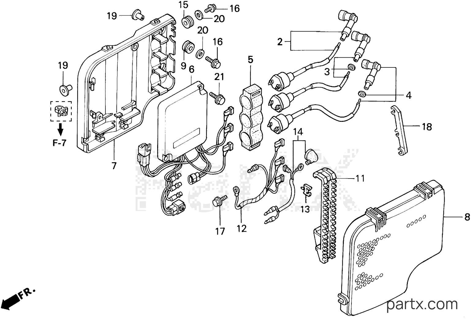 Honda BF40AW LHTA - IGNITION COIL (1)