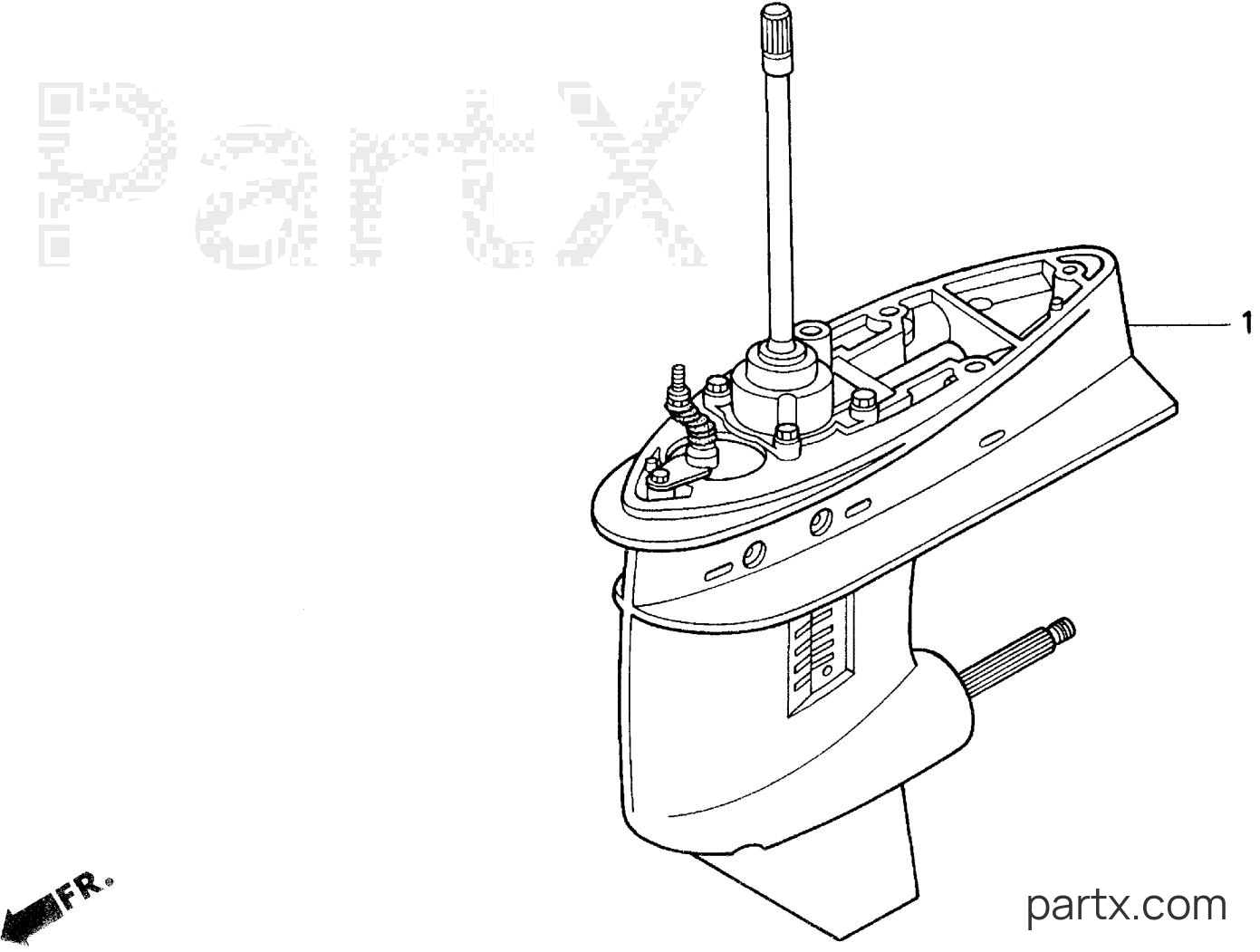 Honda BF40AX LRTA - GEAR CASE