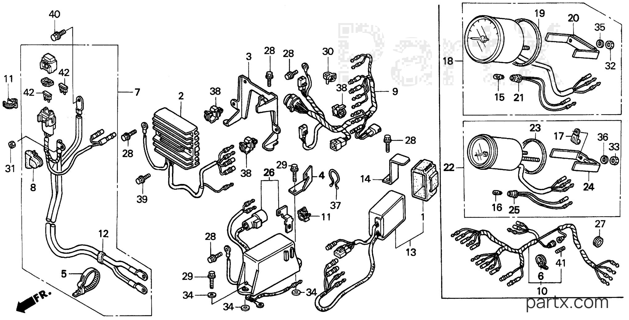 Honda BF50A LRTA - REMOTE CONTROL CABLE