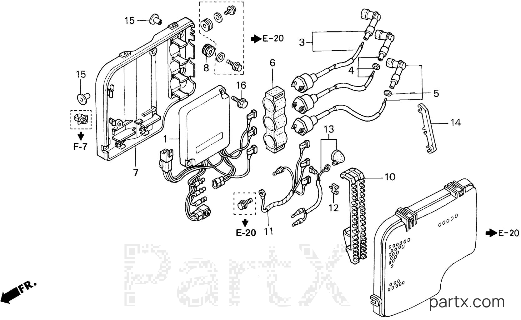 Honda BF40AX LHTA - IGNITION COIL (2)