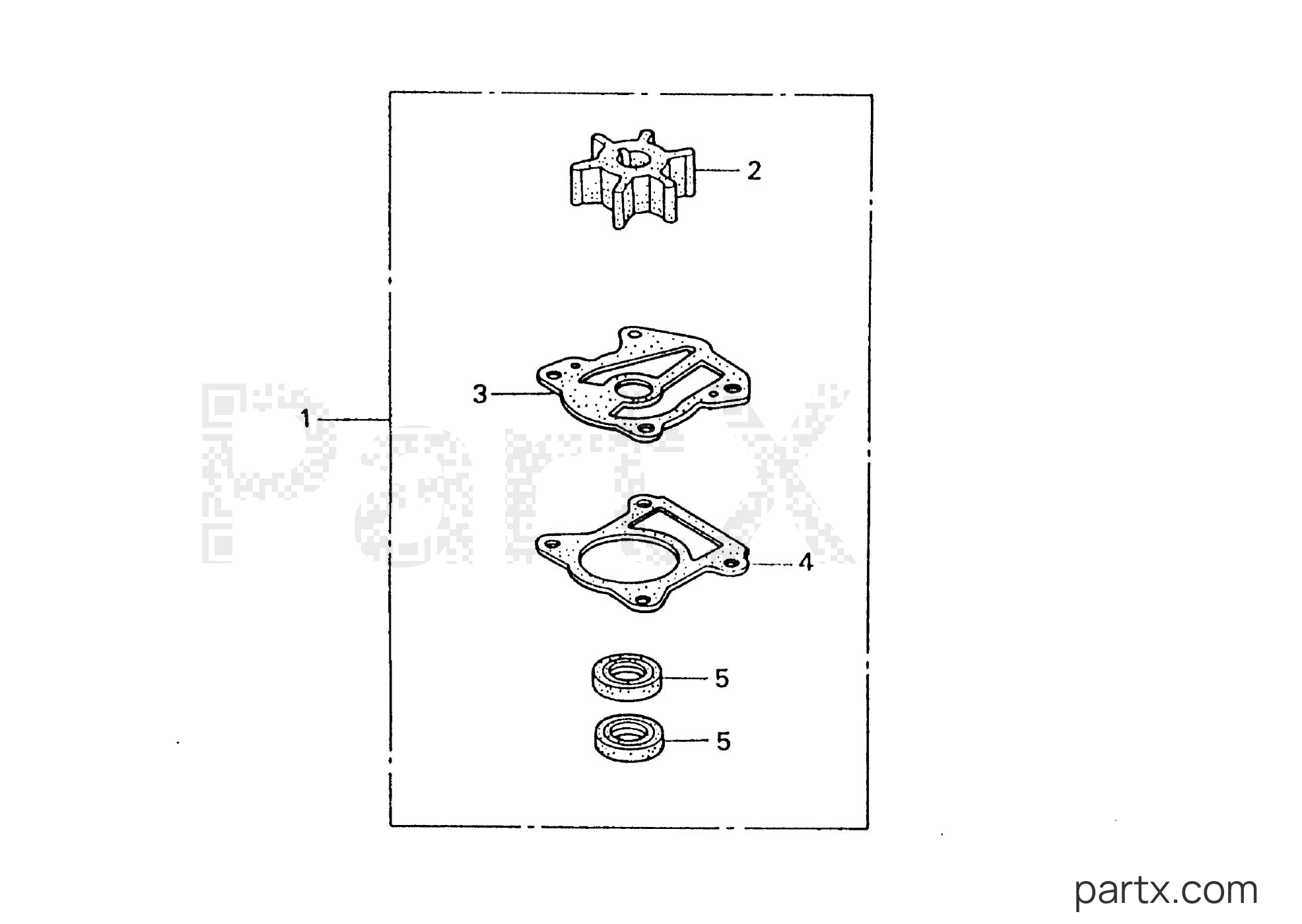 Honda BF50AW LRTA - IMPELLER KIT