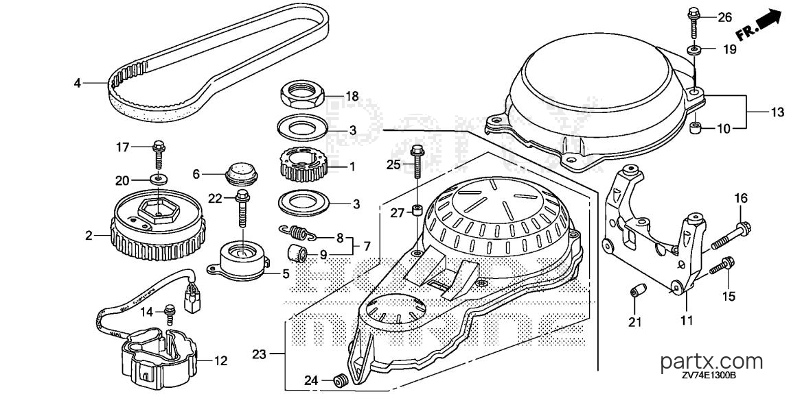 Honda BF30D4 LRTA - TIMING BELT