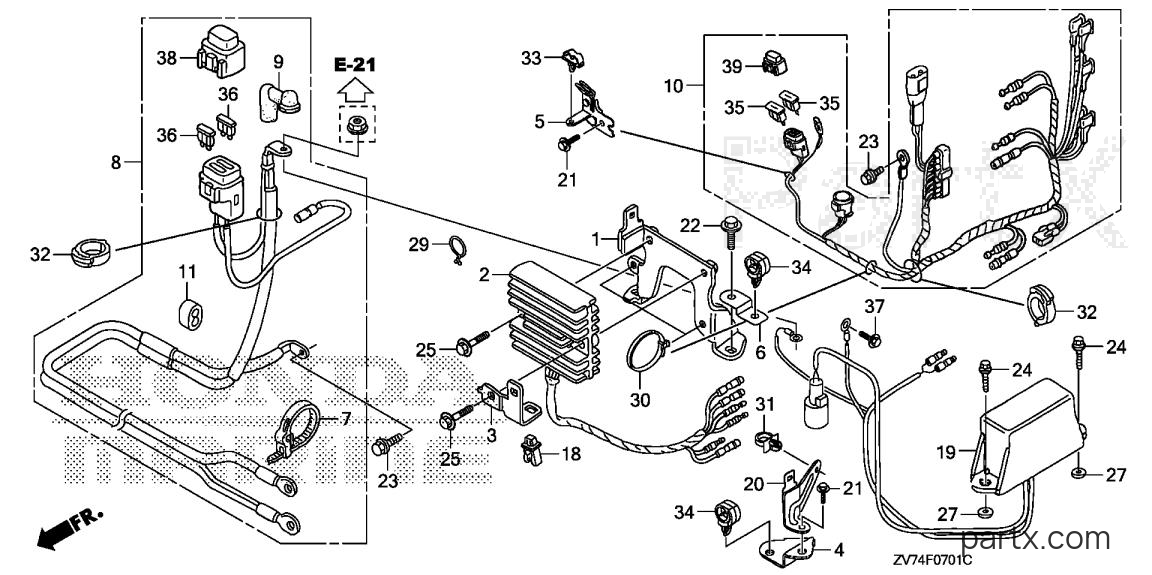 Honda BF30D6 LRGA - REGULATOR (2)