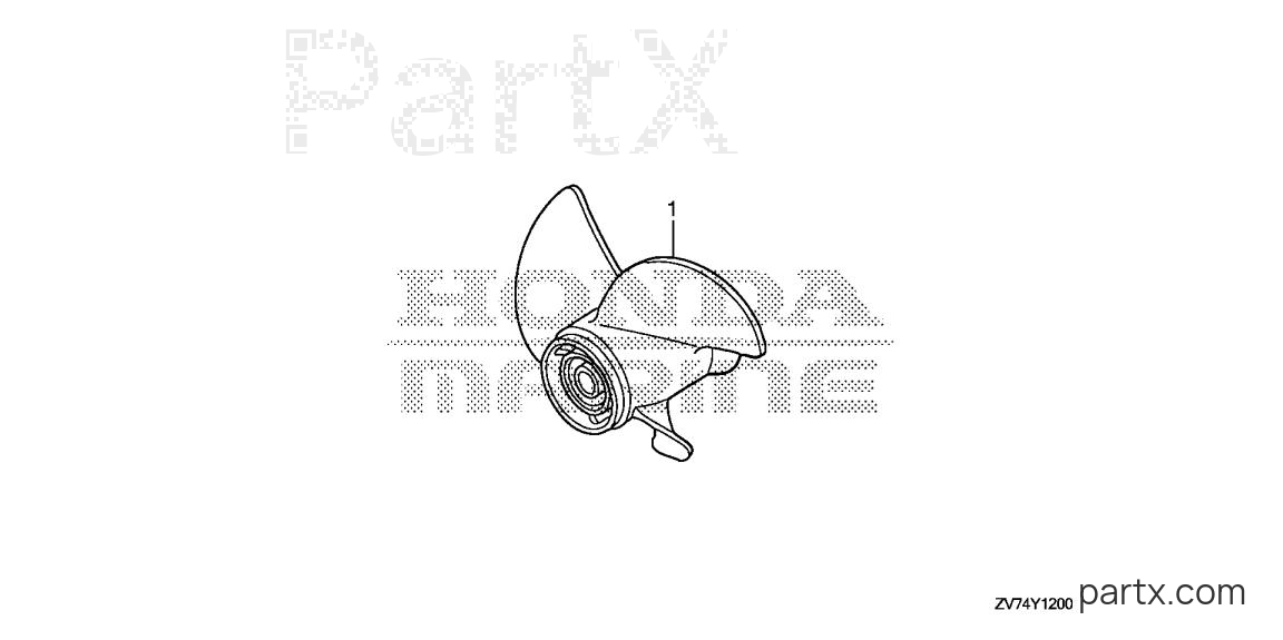 Honda BF25D6 LRGA - PROPELLER