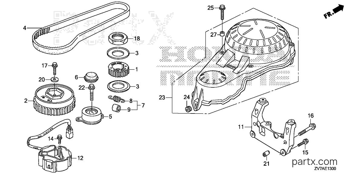 Honda BF25DK3 LRGA - TIMING BELT