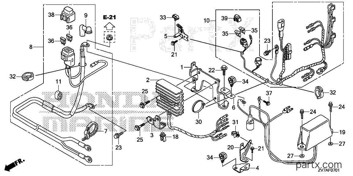 Honda BF30DK2 SRTA - REGULATOR