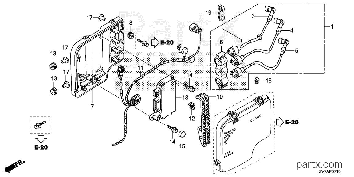 Honda BF30DK3 LRTA - IGNITION COIL - C.D.I. UNIT