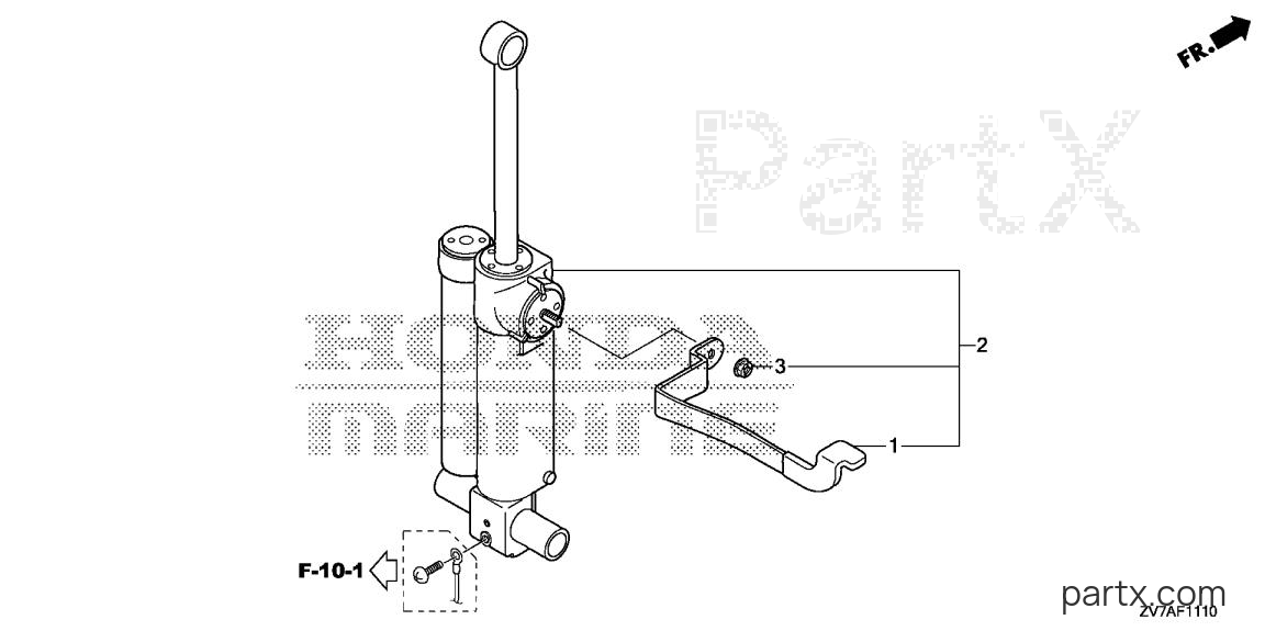 Honda BF25DK3 SHGA - DAMPER
