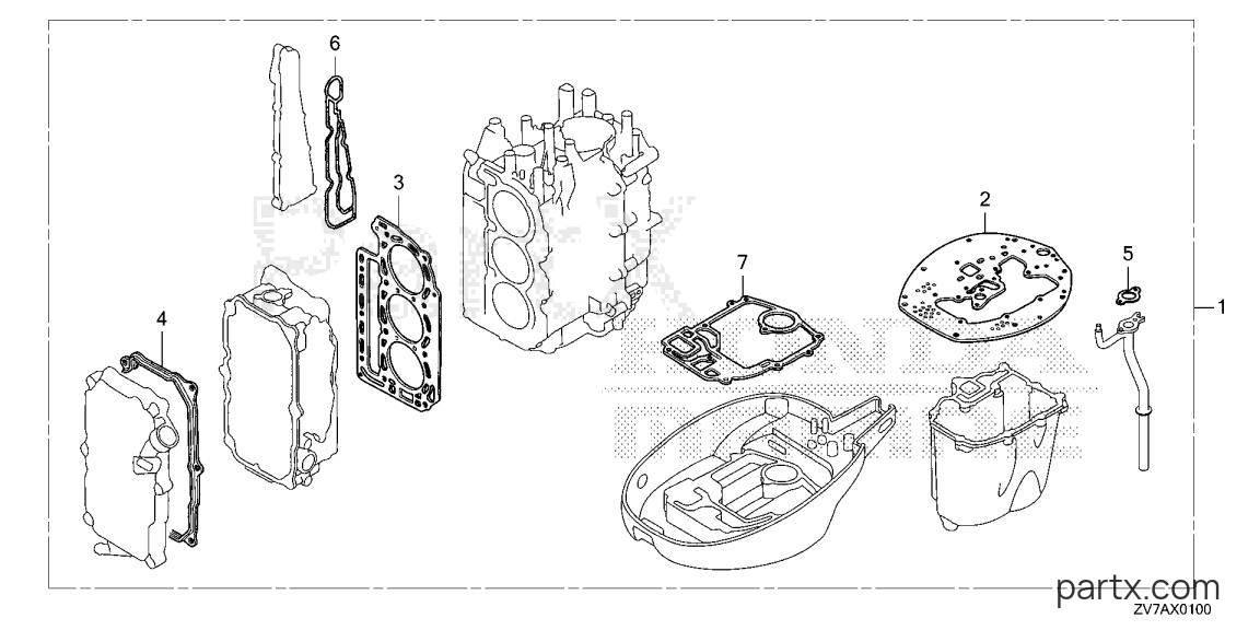 Honda BF30DK2 SRTA - GASKET KIT