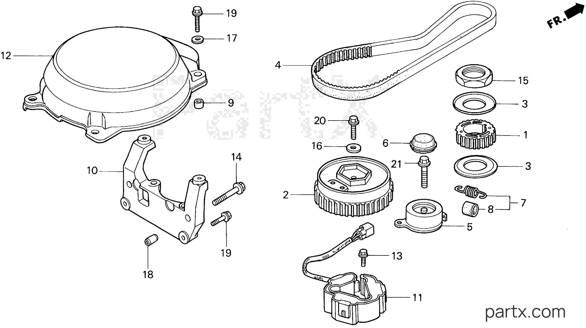 Honda BF25AX LHSA - TIMING BELT