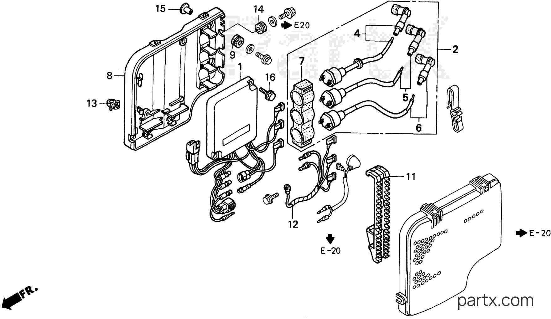 Honda BF25AY SHSA - IGNITION COIL (2)