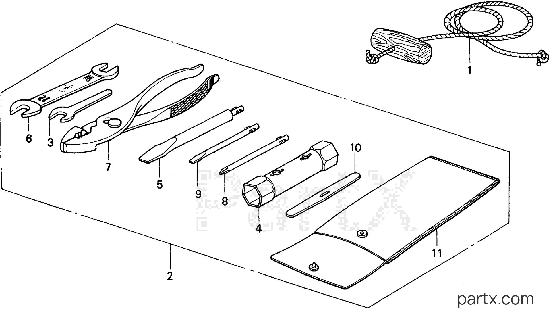 Honda BF30AW LHA - TOOLS