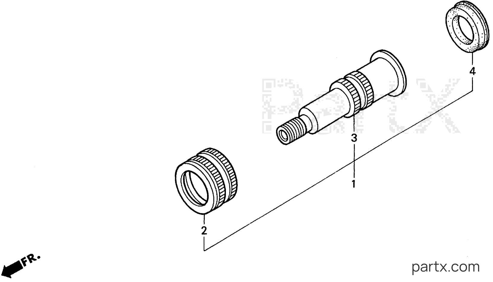 Honda BF25AW SHA - WATER HOSE JOINT