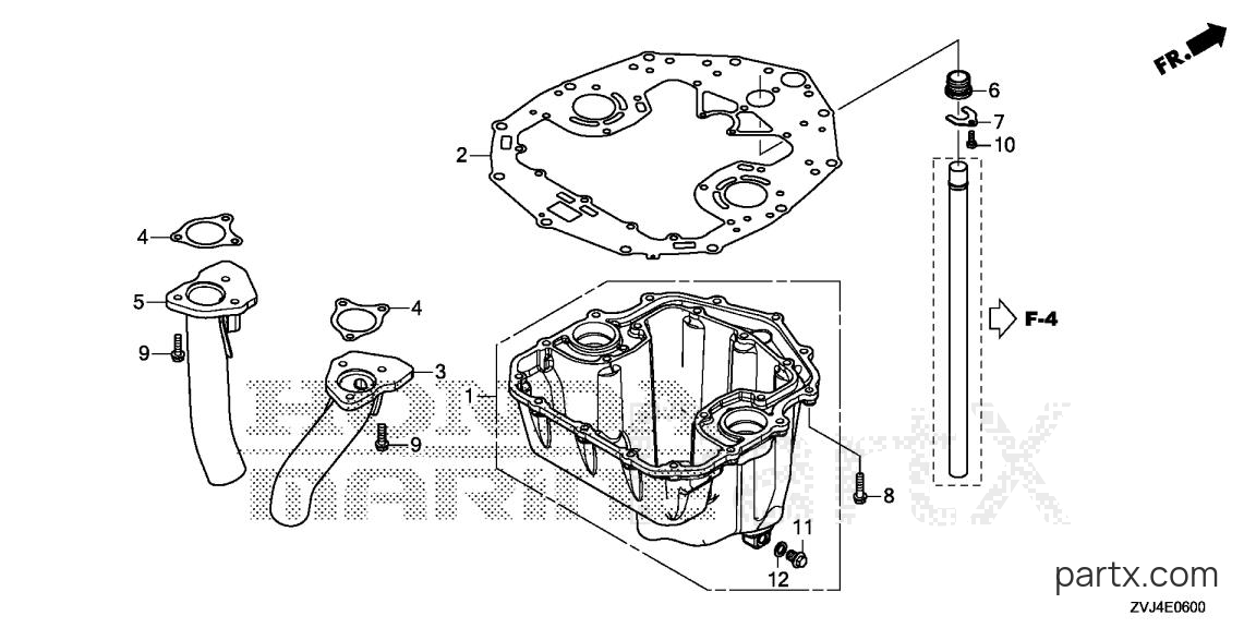 Honda BF225D URA - OIL PAN (1)