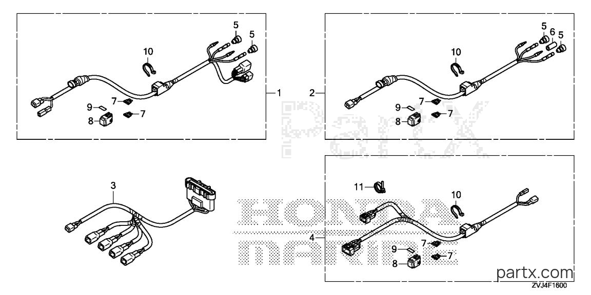 Honda BF250D XDS - CABLE (1)