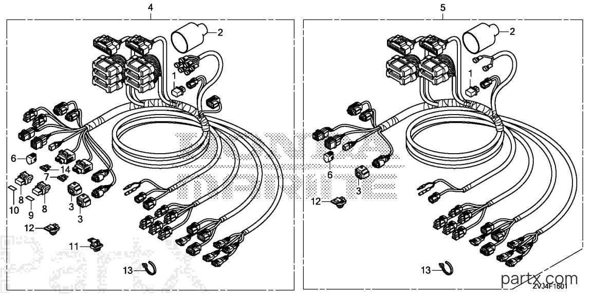 Honda BF250D XDS - CABLE (2)