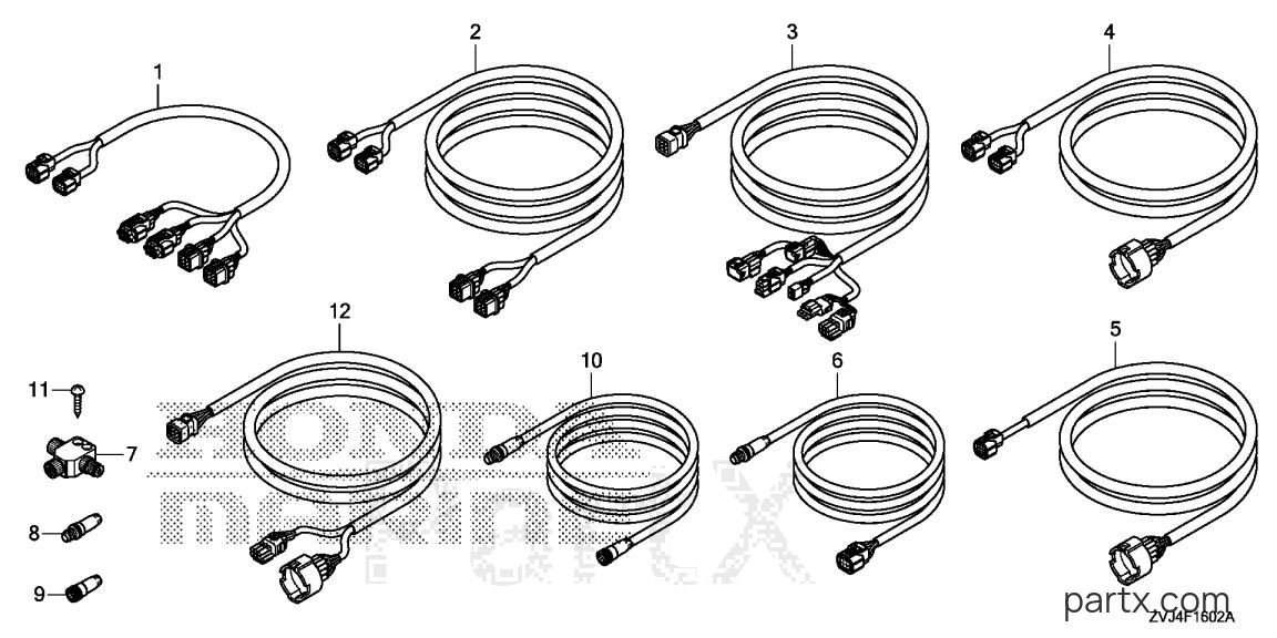 Honda BF250D UCDS - CABLE (3)