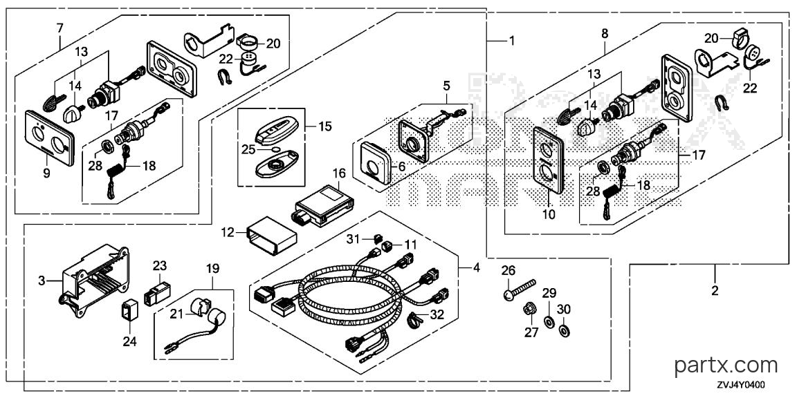 Honda BF200D XDA - SMART UNIT