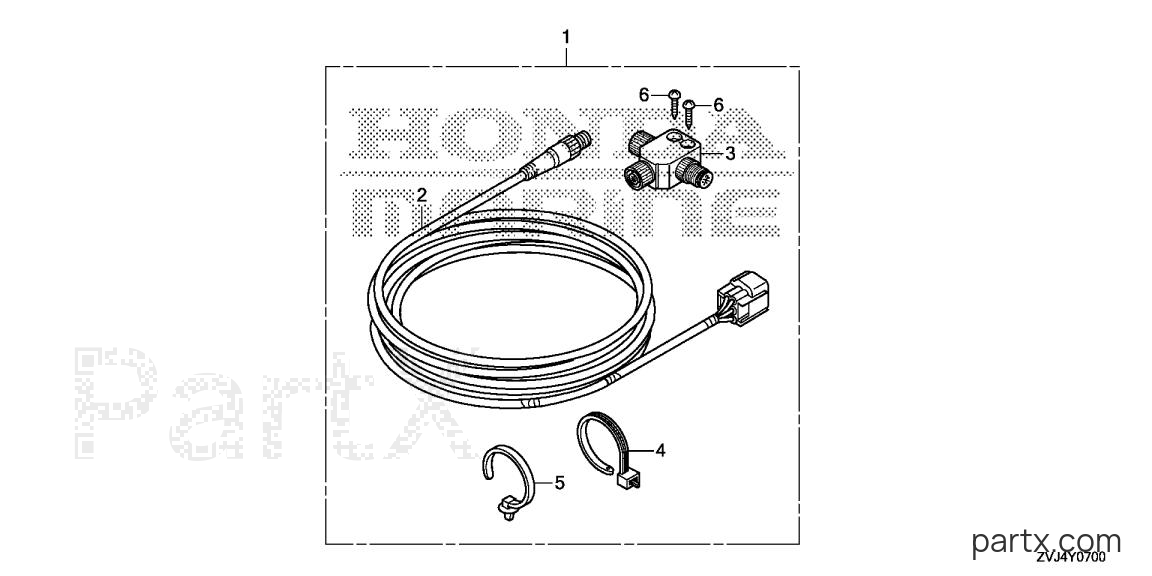 Honda BF250DK1 XDA - INTERFACE CABLE KIT