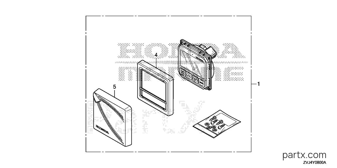Honda BF225DK1 LRA - DISPLAY KIT (4.3 INCH)