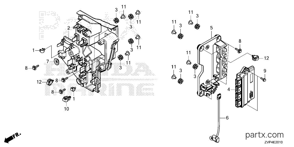 Honda BF350A UCDA - ELECTRONIC CONTROL UNIT