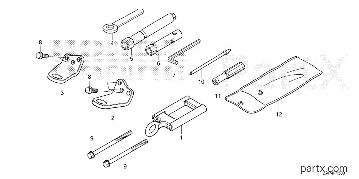 Honda BF350A XCDA - TOOL