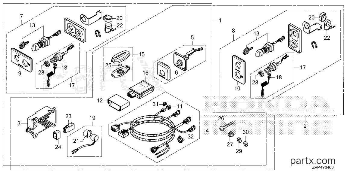 Honda BF350A UDA - SMART UNIT