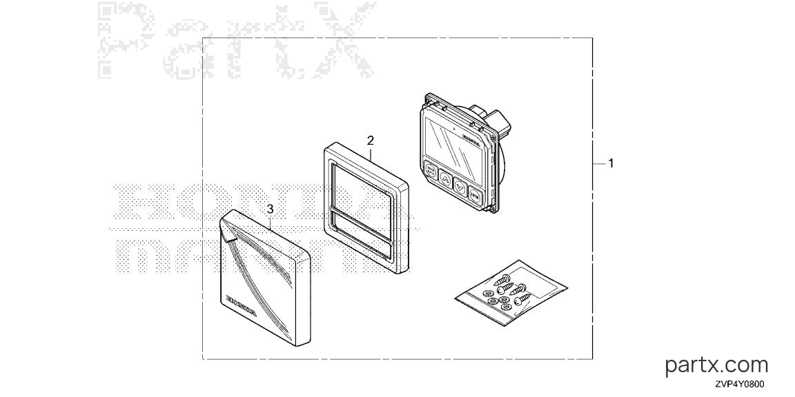 Honda BF350A UCDA - DISPLAY KIT