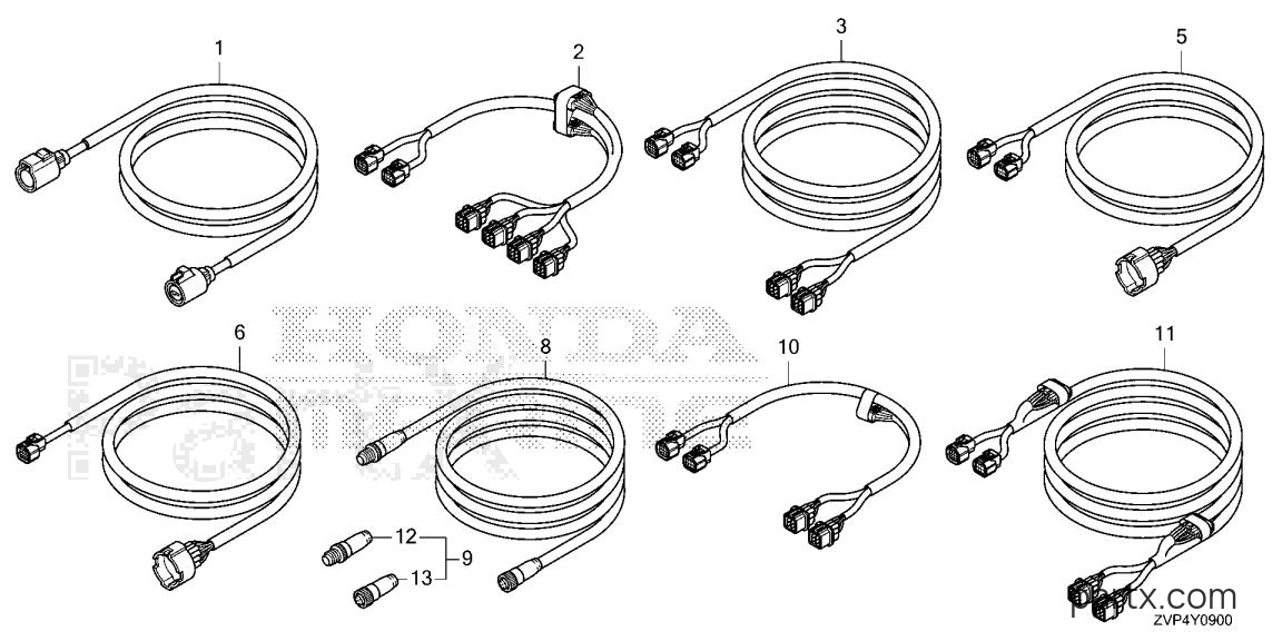 Honda BF350A UCDA - CABLE