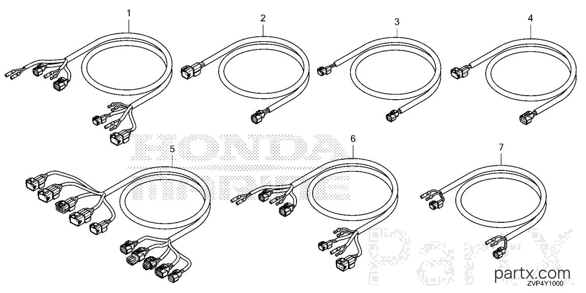Honda BF350A UCDA - EXTENSION HARNESS