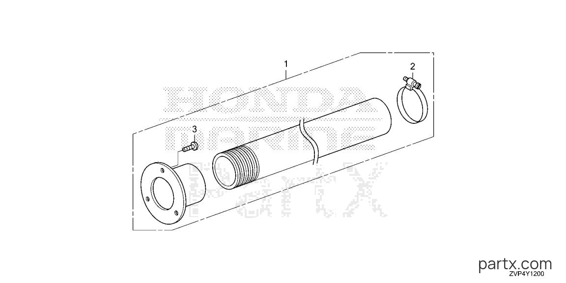 Honda BF350A XDA - RIGGING HOSE KIT