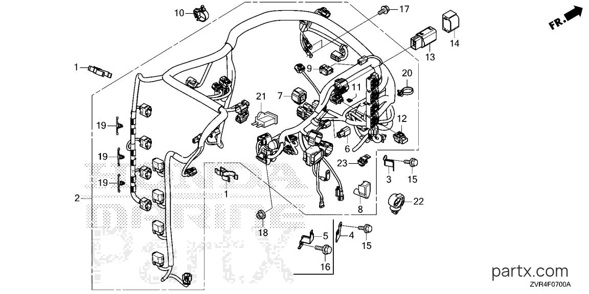 Honda BF115J LDA - WIRE HARNESS