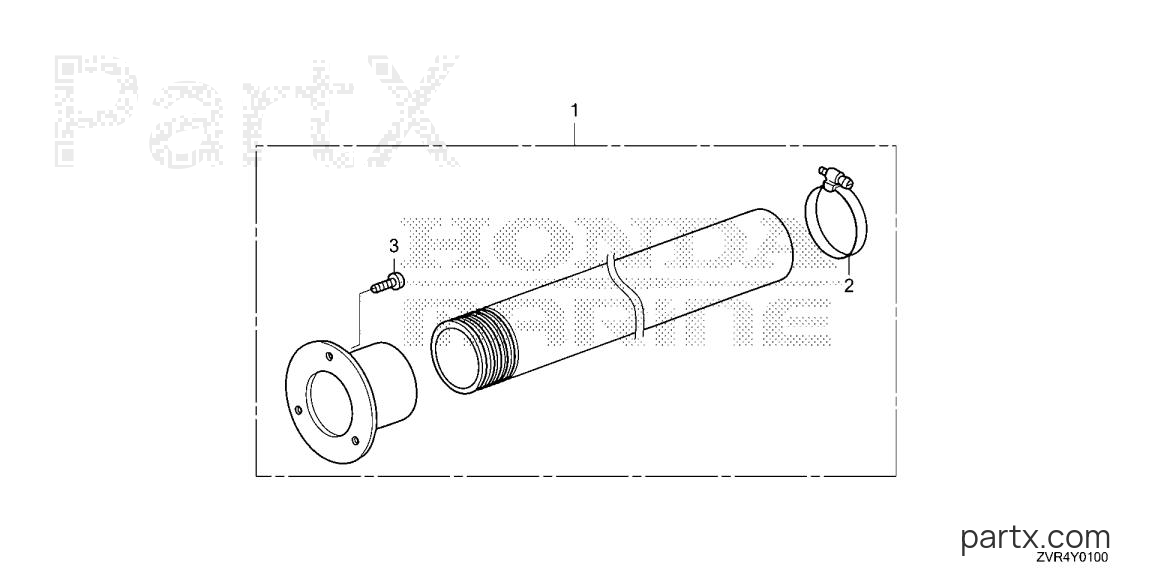 Honda BF115J XRA - RIGGING HOSE KIT
