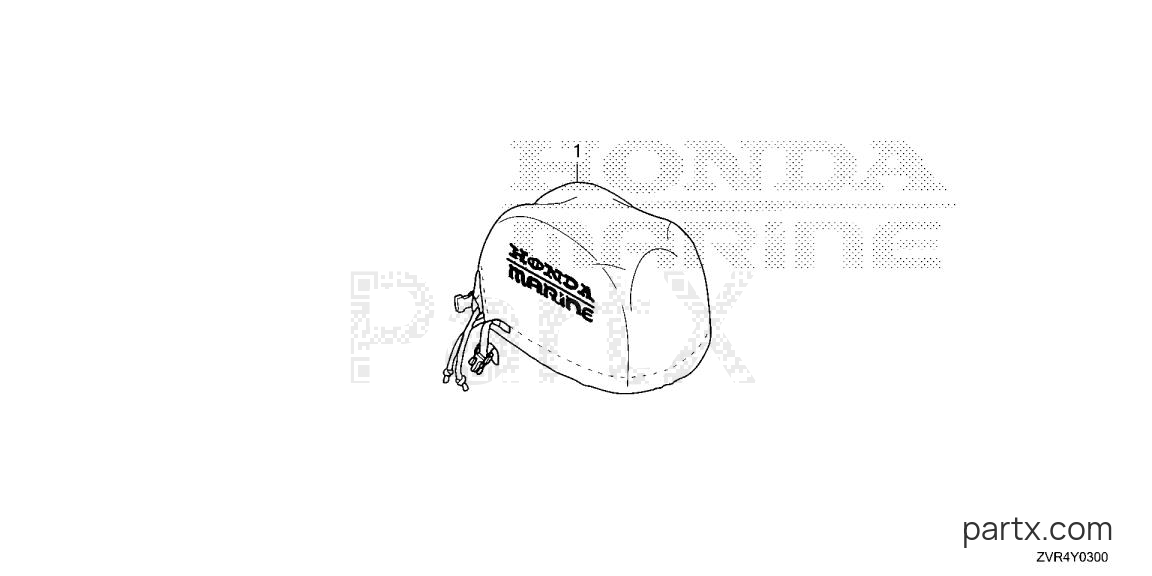 Honda BF115JK1 XDA - ENGINE COVER