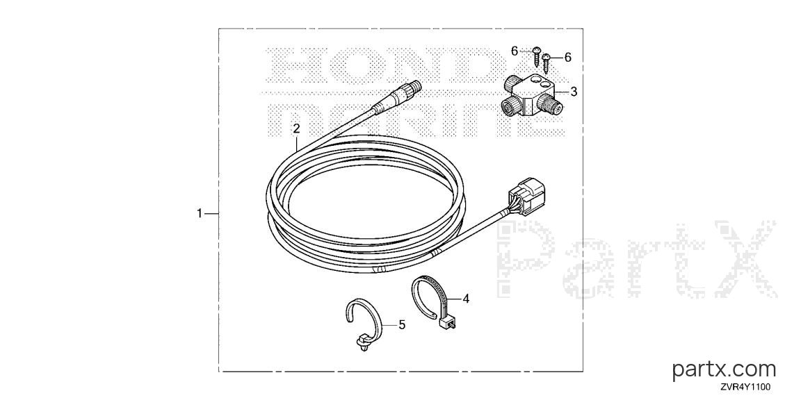 Honda BF115JK1 LRA - INTERFACE CABLE KIT