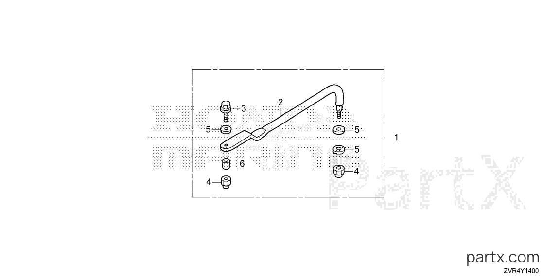 Honda BF115JK1 XRA - STEERING ROD KIT