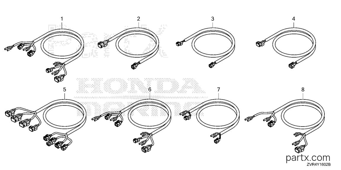 Honda BF115JK1 XDA - CABLE KIT (3)