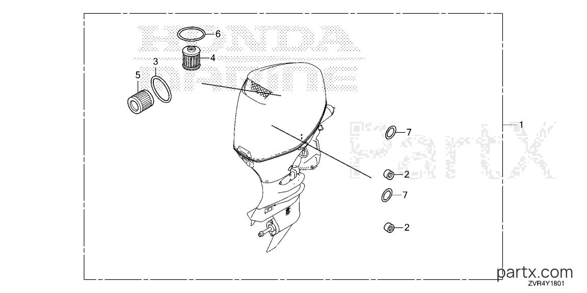 Honda BF115J LRA - MAINTENANCE KIT (400)