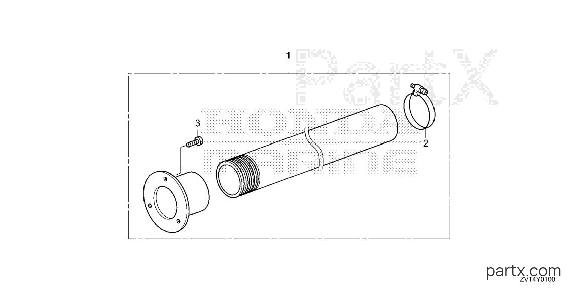 Honda BF150D XRA - RIGGING HOSE KIT